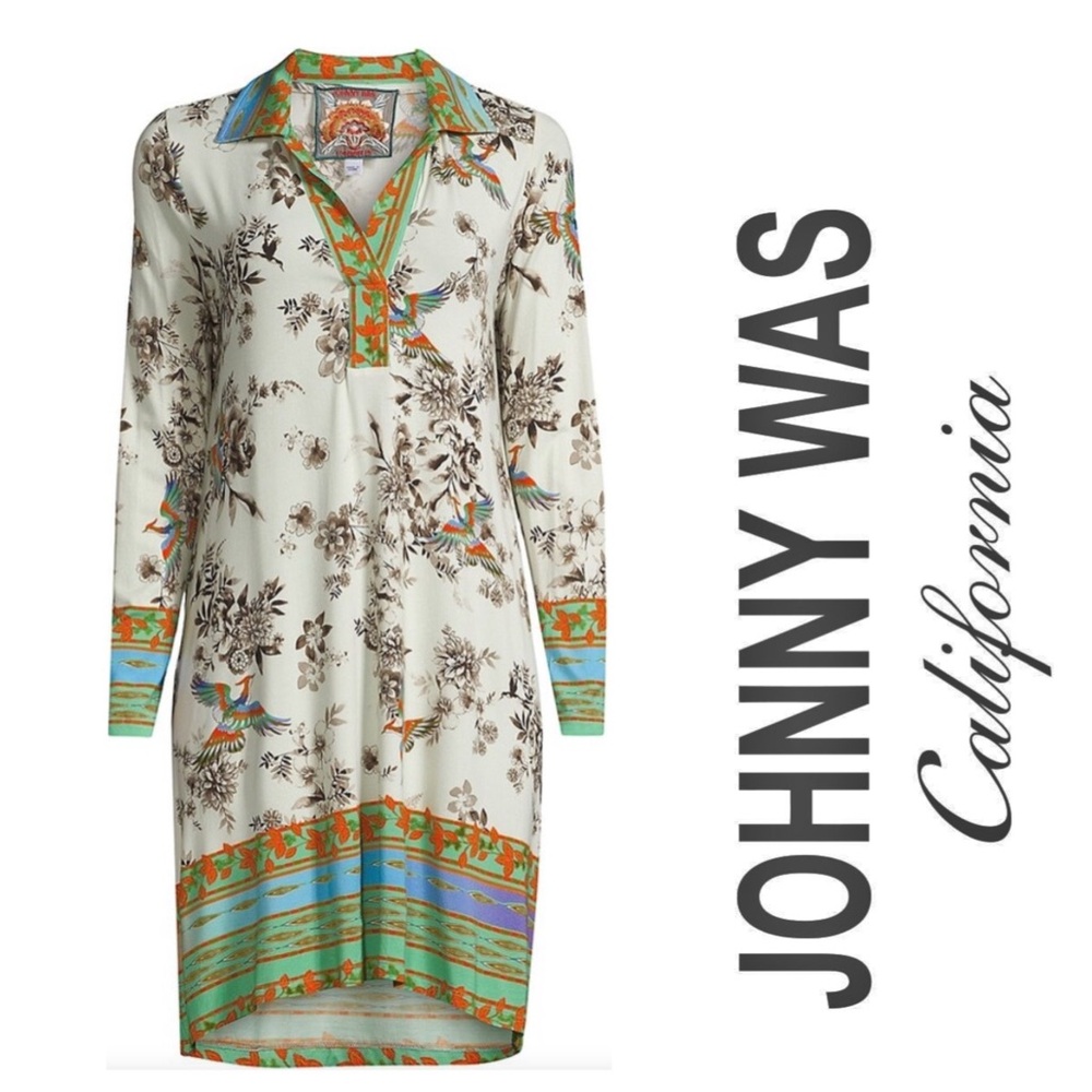 Johnny Was Floral Polo Dress size S